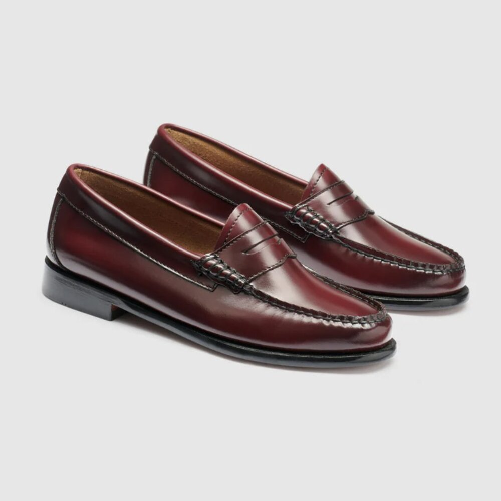 G.H. Bass & Co. Burgundy Leather Loafers